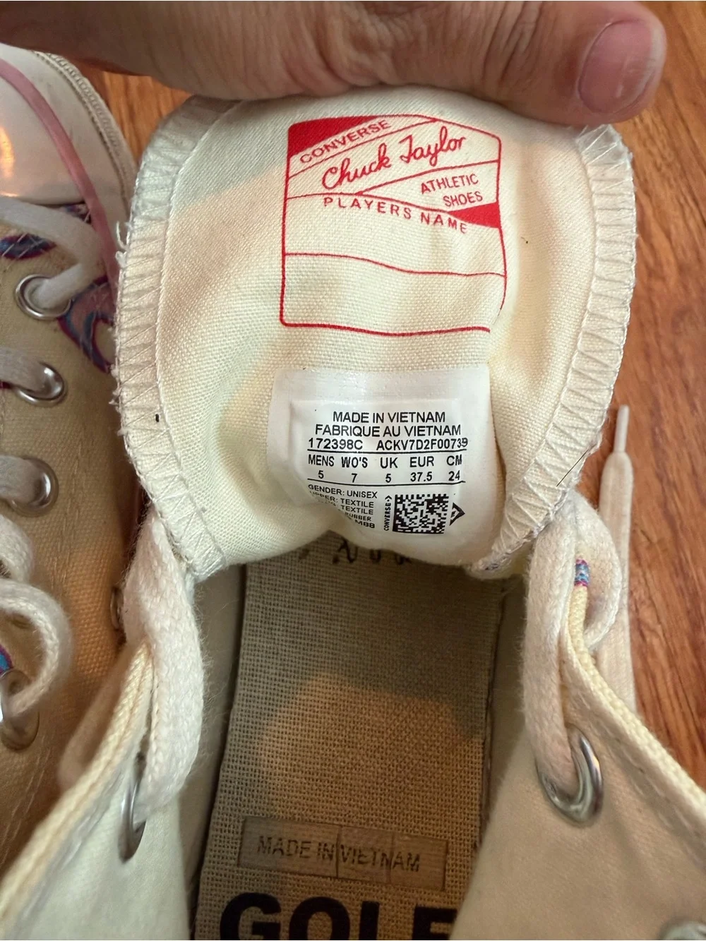 Converse Golf Le Fleur Chuck 70 High Yellow Flame Sneakers Women’s 7 - Picture 8 of 10